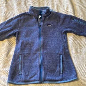 Lightly used, excellent condition Med Patagonia full zip purple Better Sweater